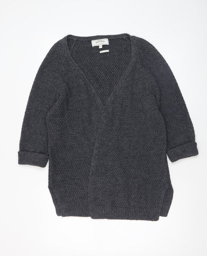Womens UK Size 12 FatFace Grey Cardigan Jumper