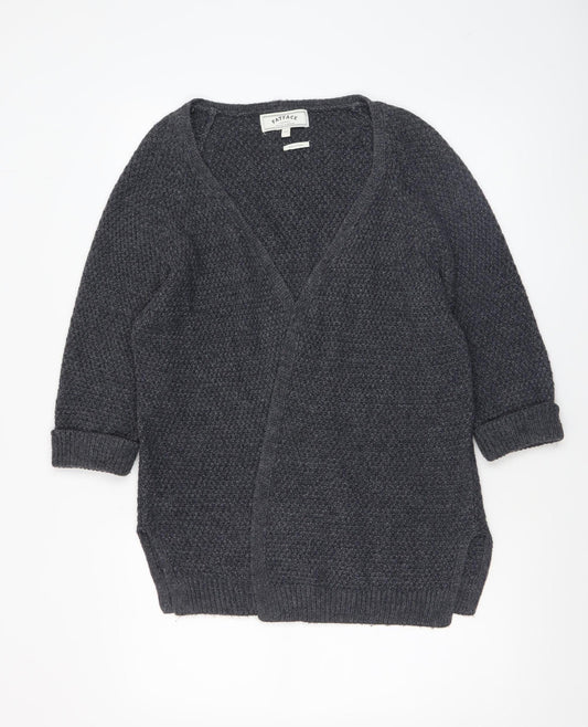 Womens UK Size 12 FatFace Grey Cardigan Jumper