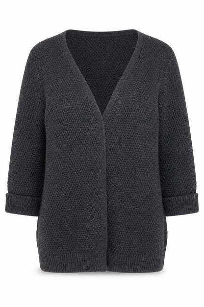 Womens UK Size 12 FatFace Grey Cardigan Jumper