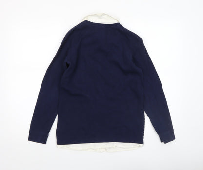 Boys UK Size 11-12 Years Jasper Conran Blue Pullover Jumper