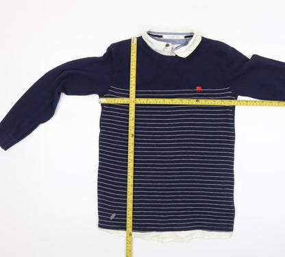 Boys UK Size 11-12 Years Jasper Conran Blue Pullover Jumper