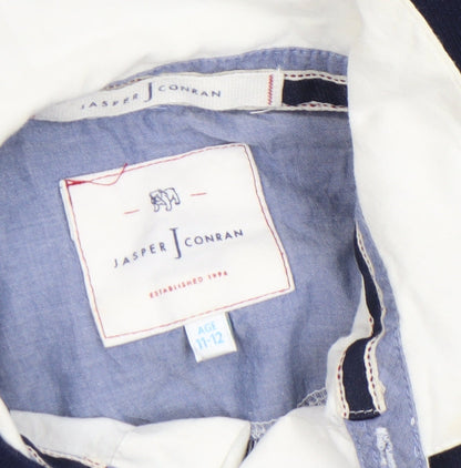 Boys UK Size 11-12 Years Jasper Conran Blue Pullover Jumper