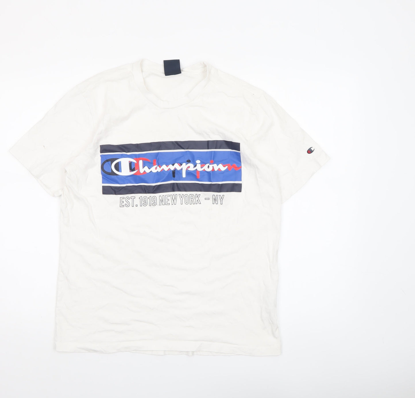 Mens UK Size M Champion White  T-Shirt