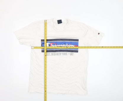Mens UK Size M Champion White  T-Shirt