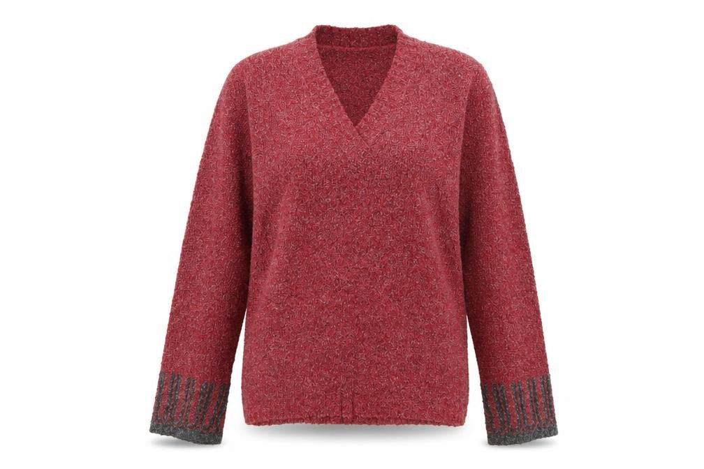 Womens UK Size M Columbia Red Pullover Jumper
