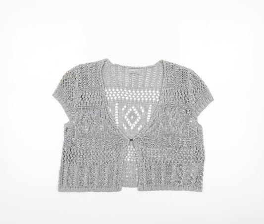 Womens UK Size 16 Marks and Spencer Grey Cardigan Jumper