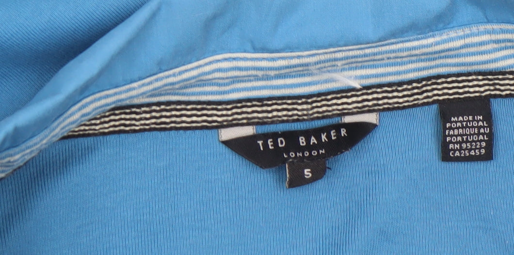 Mens UK Size L Ted Baker Cotton Blend Polo Shirt