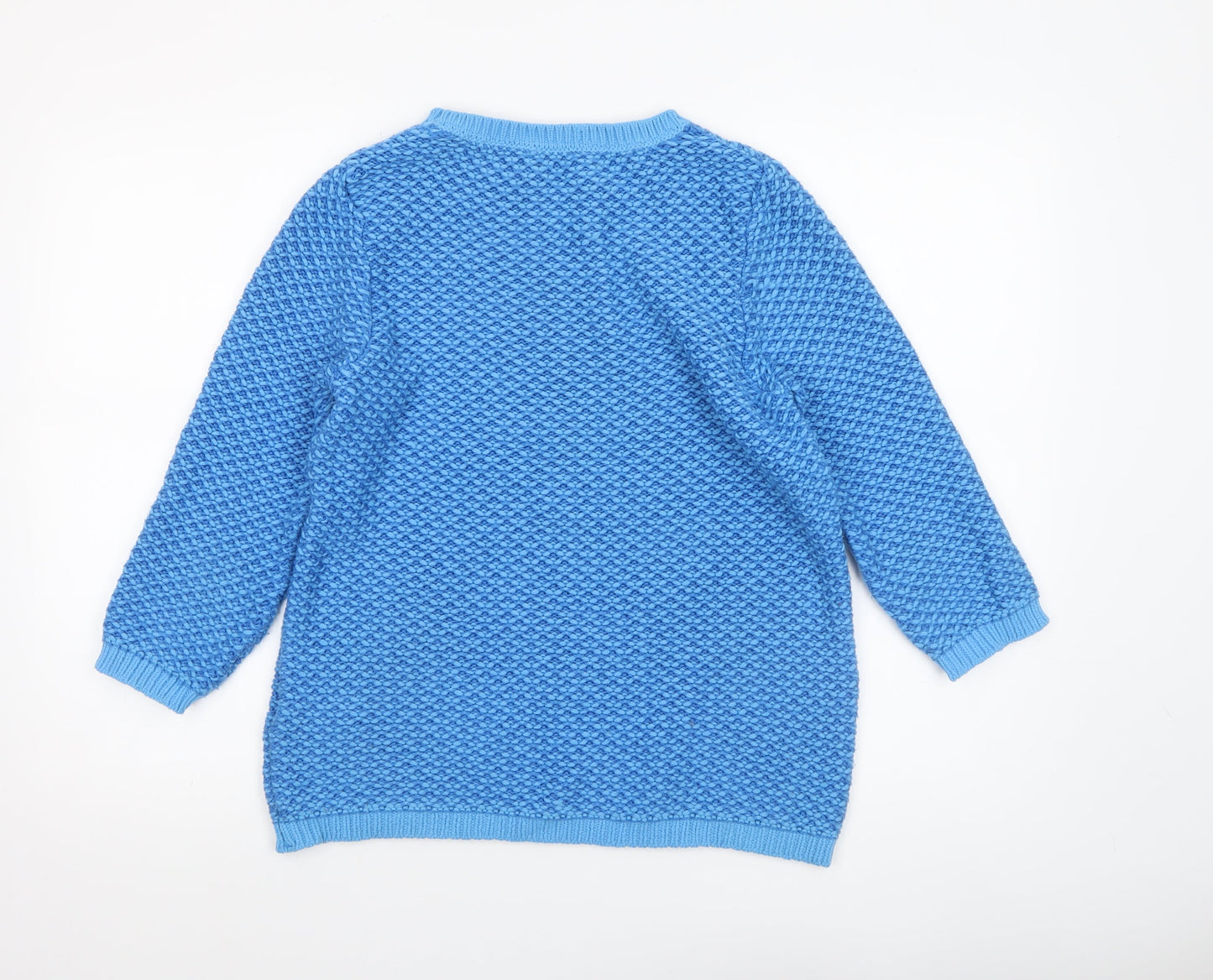Womens UK Size 14 Marks and Spencer Blue Pullover Jumper