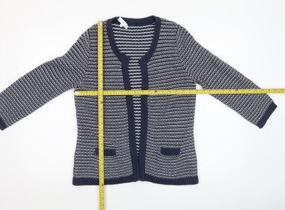 Womens UK Size M Tulchan Blue Cardigan Jumper