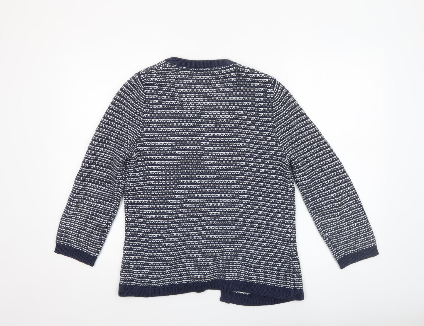 Womens UK Size M Tulchan Blue Cardigan Jumper