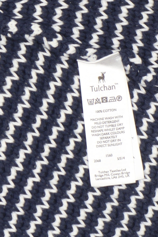 Womens UK Size M Tulchan Blue Cardigan Jumper