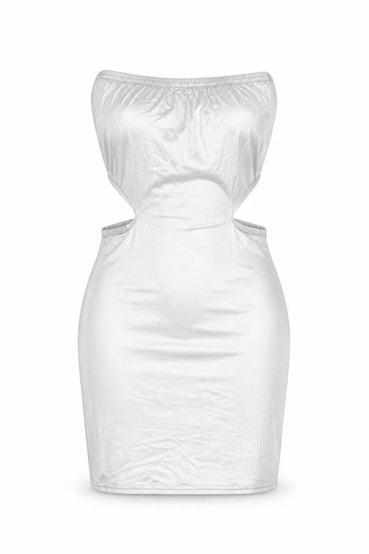 Womens UK Size 8 Pink Vanilla Bodycon Dress