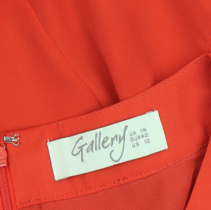 Womens UK Size 14 Gallery Sheath Dress