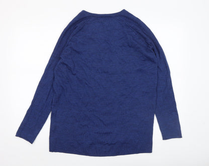 Womens UK Size L Kenar Blue Pullover Jumper