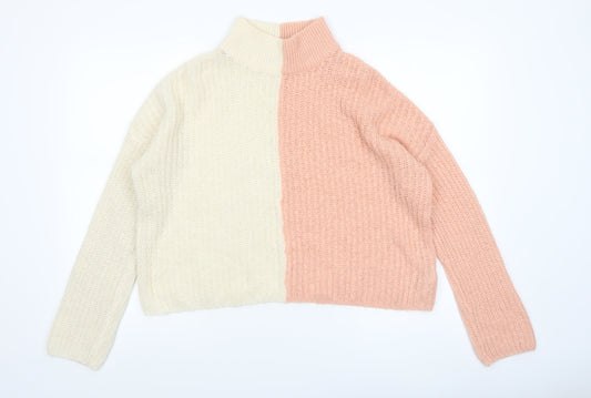 Womens UK Size L Brave Soul Multicoloured Pullover Jumper