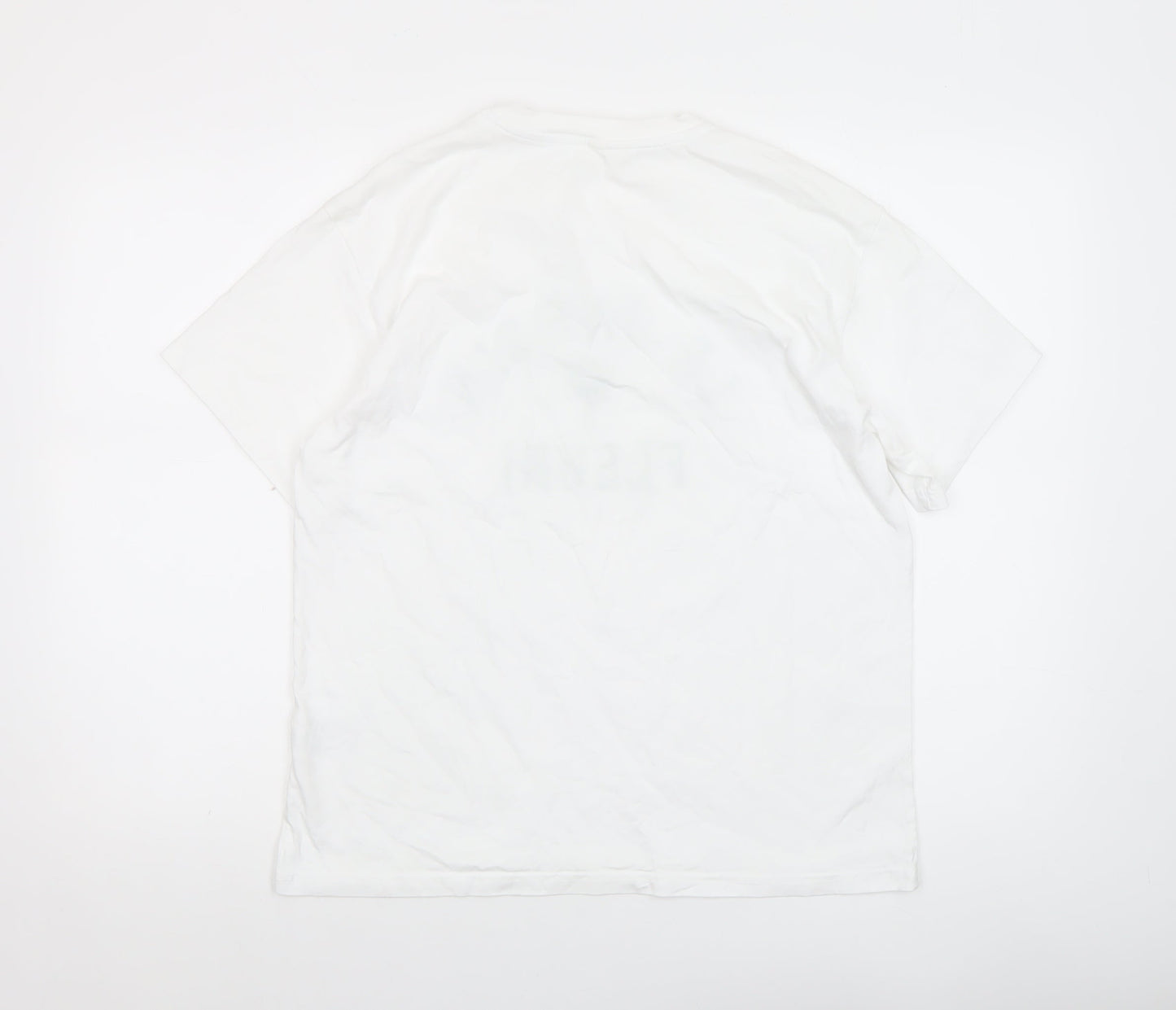 Womens UK Size S H&M White Basic T-Shirt