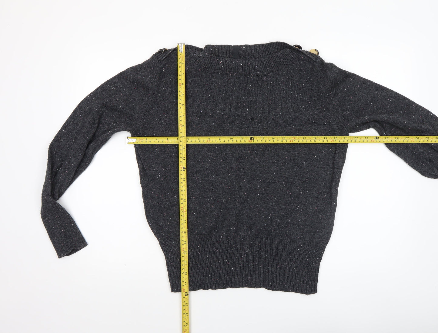 Womens UK Size 16 Marks and Spencer Black Pullover Jumper