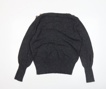 Womens UK Size 16 Marks and Spencer Black Pullover Jumper