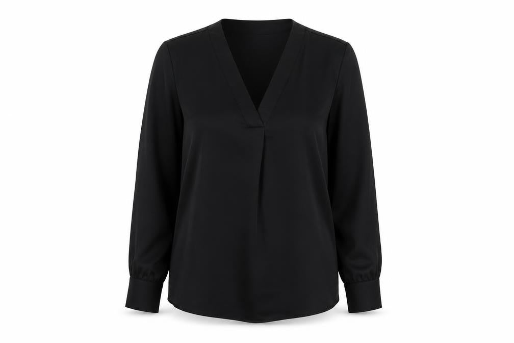 Womens UK Size M Dunnes Black Basic Blouse