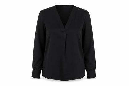 Womens UK Size M Dunnes Black Basic Blouse