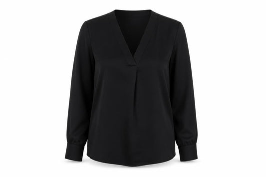 Womens UK Size M Dunnes Black Basic Blouse