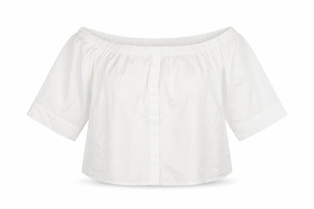 Womens UK Size 14 Whistles White Off the Shoulder Blouse
