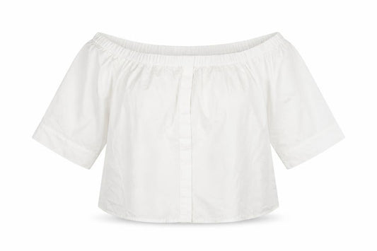 Womens UK Size 14 Whistles White Off the Shoulder Blouse