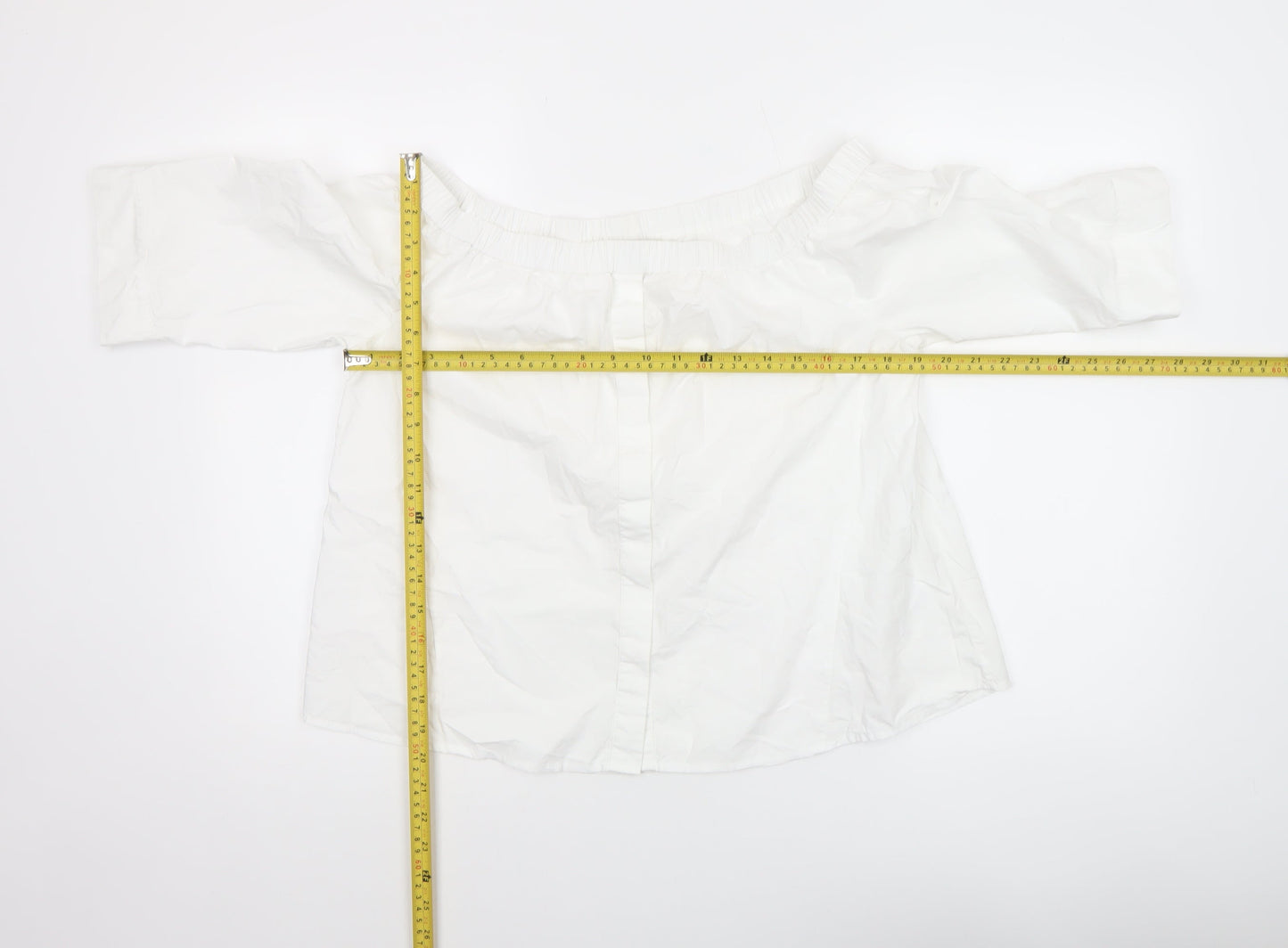 Womens UK Size 14 Whistles White Off the Shoulder Blouse