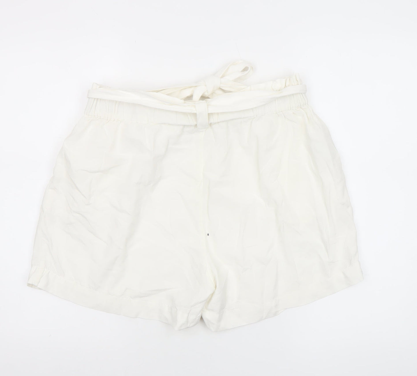Womens UK Size M Mango Regular Fit Paperbag Shorts