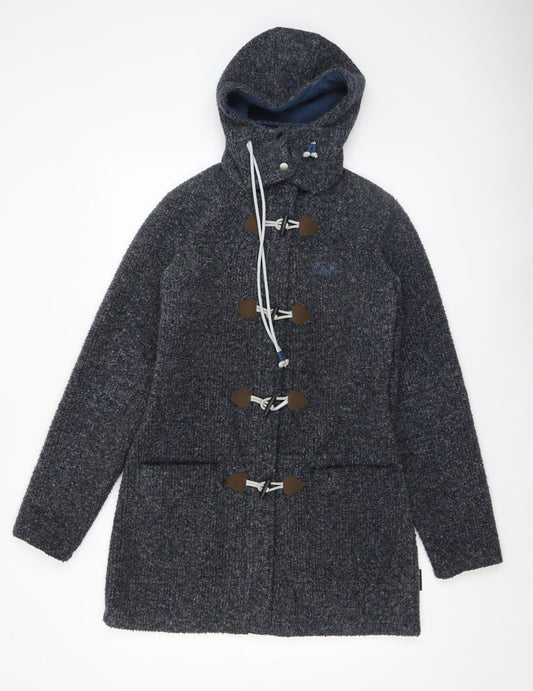 Womens UK Size XS Jack Wolfskin Grey Cardigan Jumper