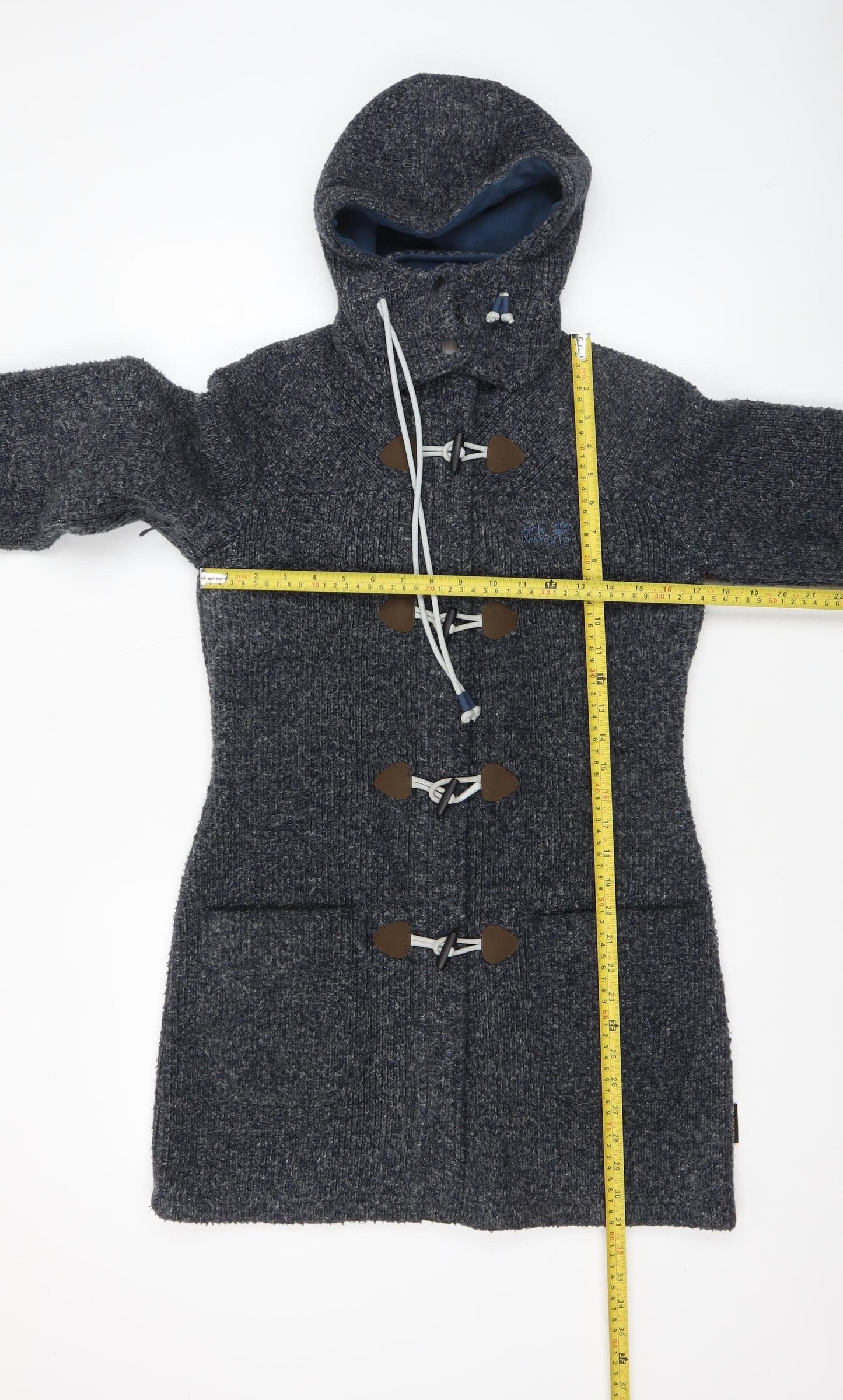 Womens UK Size XS Jack Wolfskin Grey Cardigan Jumper