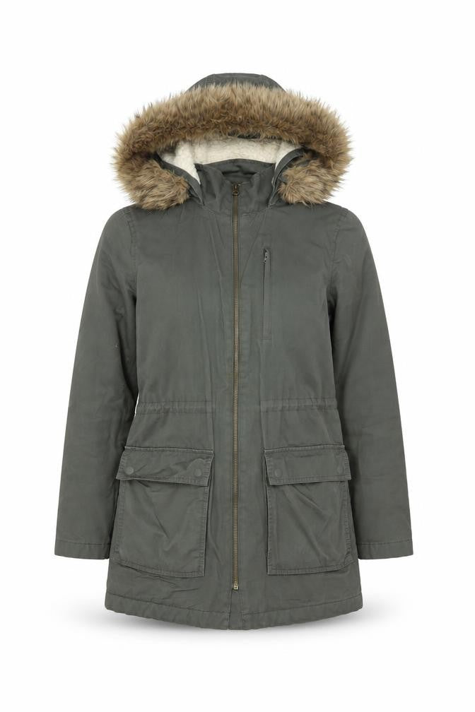 Womens UK Size S Gap Green Parka Coat