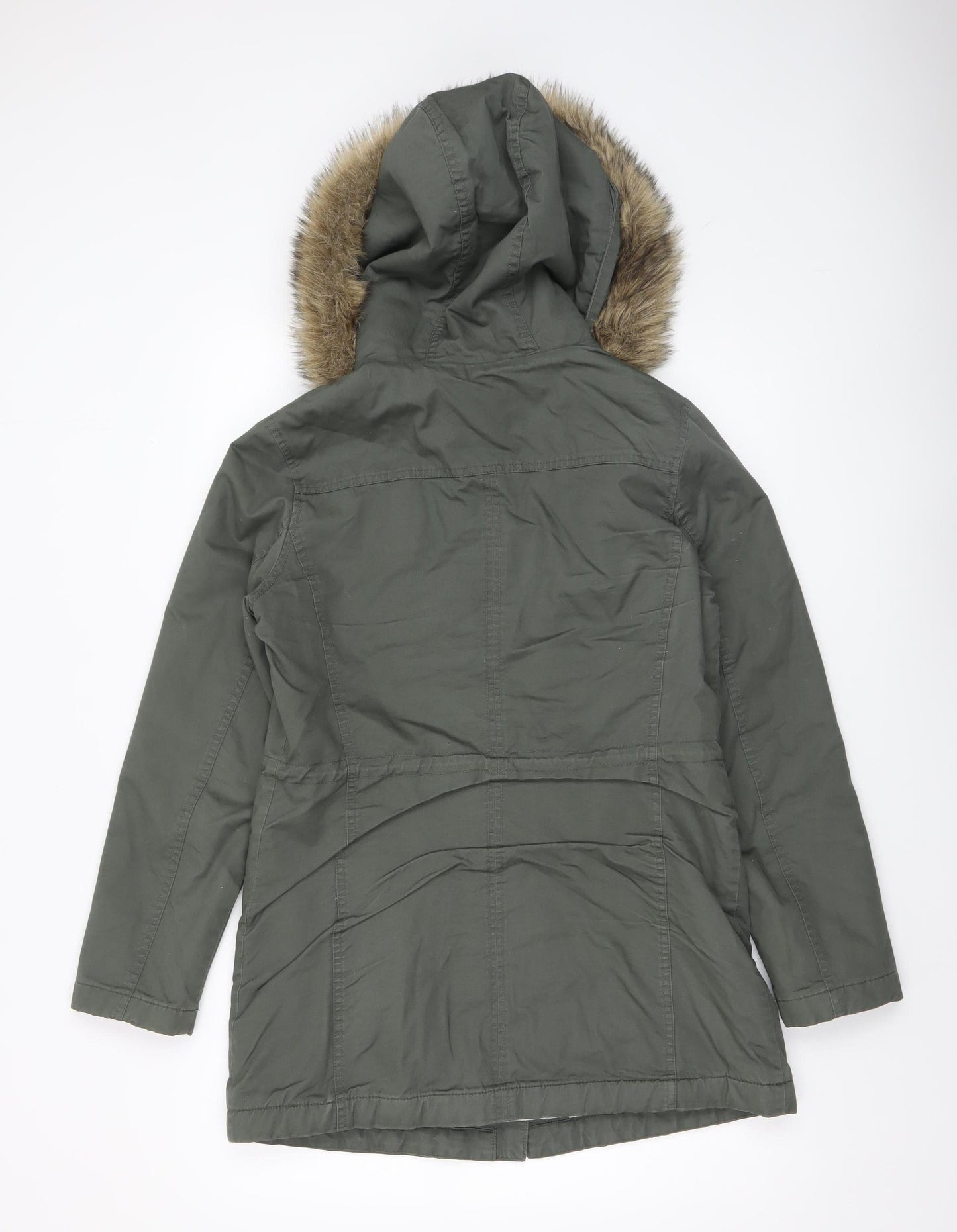 Womens UK Size S Gap Green Parka Coat