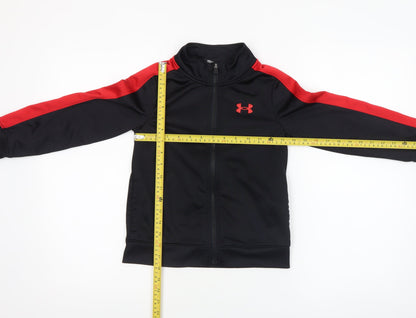 Boys UK Size 6-7 Years Under armour Black Track Jacket