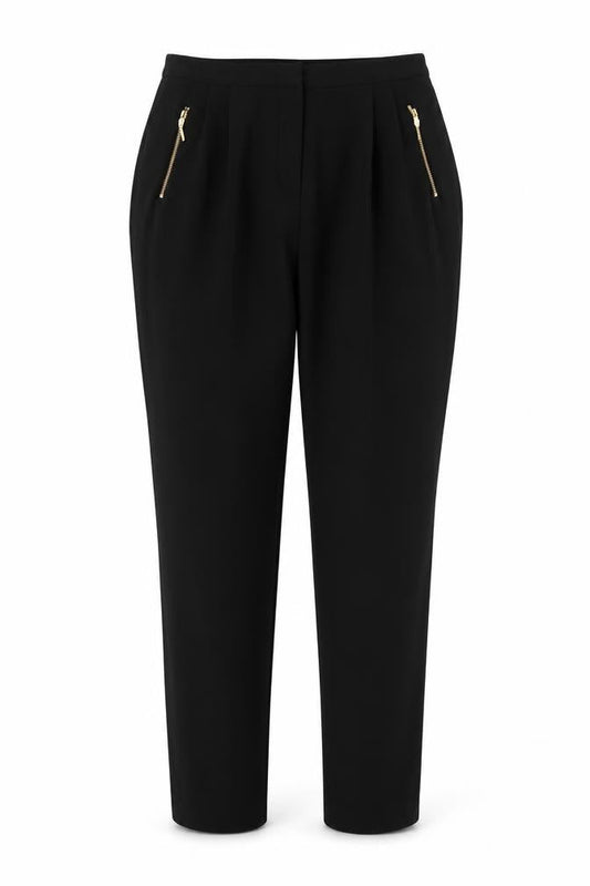 Womens UK Size 14 Anthology Regular Fit Business Casual Workwear Black Trousers