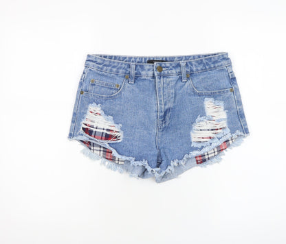 Womens UK Size 6 FOREVER 21 Regular Fit Cut-Off Shorts