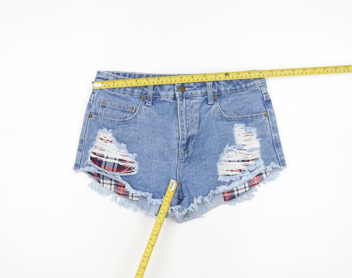 Womens UK Size 6 FOREVER 21 Regular Fit Cut-Off Shorts