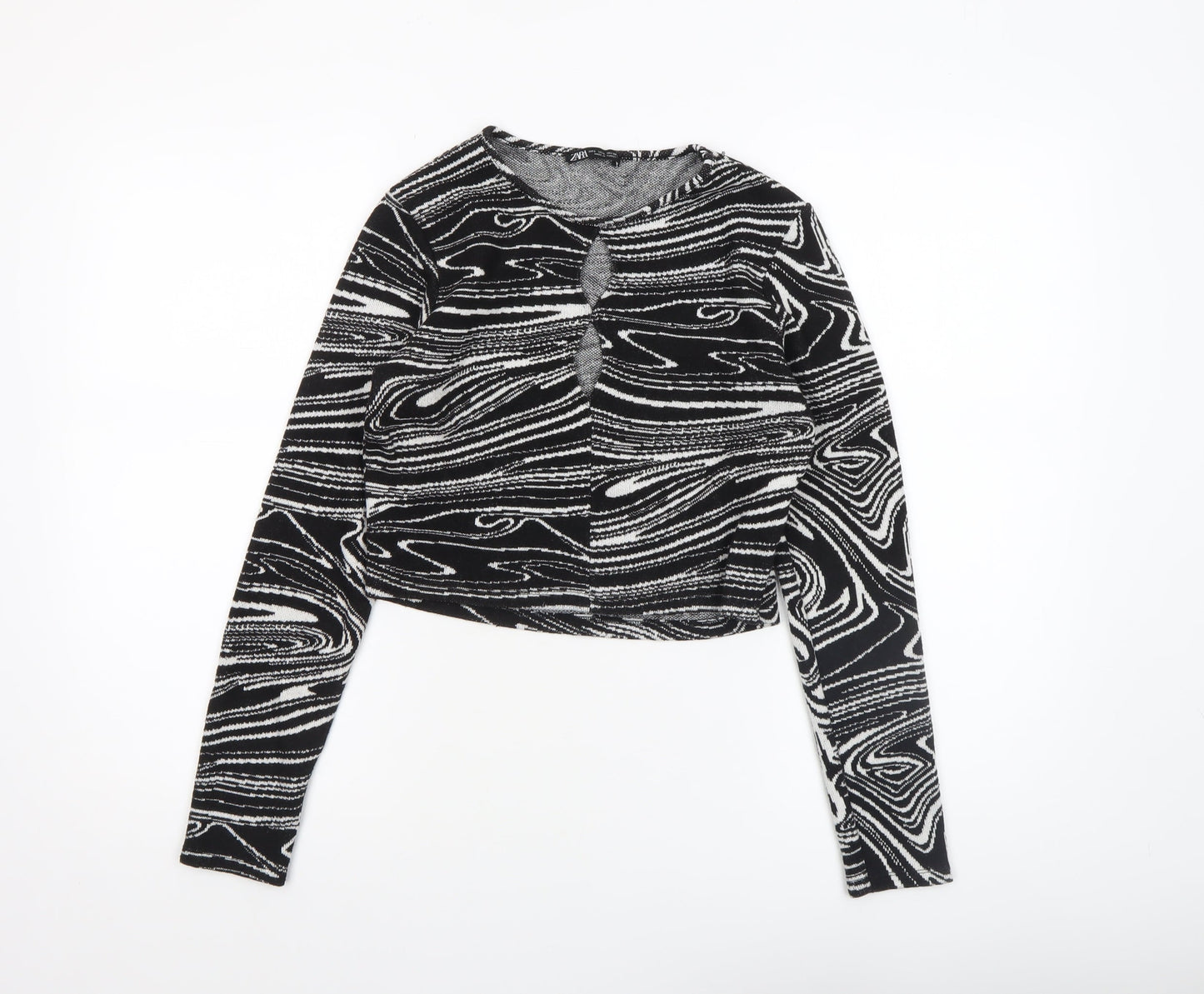 Womens UK Size L Zara Black Pullover Jumper