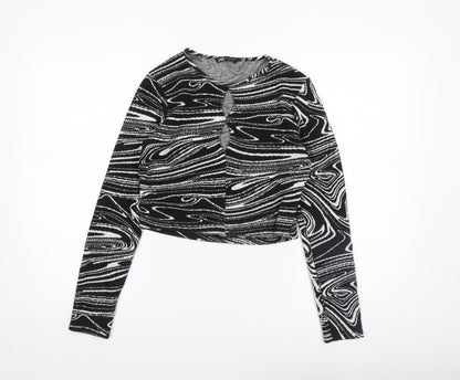 Womens UK Size L Zara Black Pullover Jumper