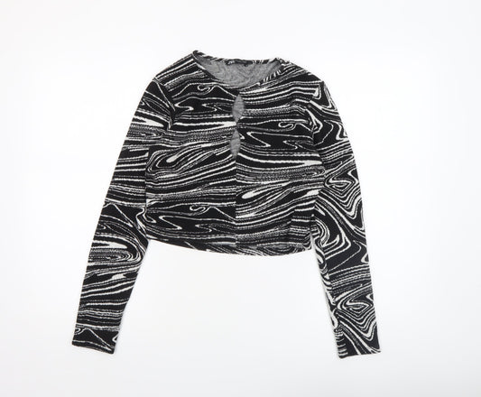 Womens UK Size L Zara Black Pullover Jumper