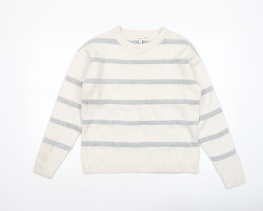 Womens UK Size S Marks and Spencer Ivory Pullover Jumper