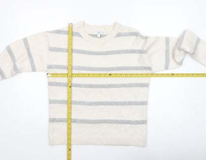 Womens UK Size S Marks and Spencer Ivory Pullover Jumper