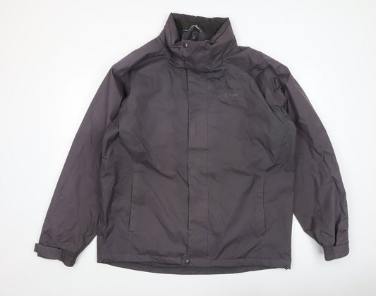Hi Gear Men’s Grey XL Waterproof Hooded Parka Jacket