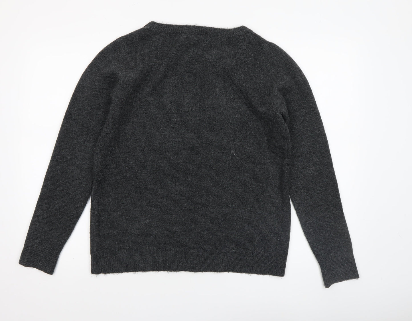 Womens UK Size M Yessica Grey Pullover Jumper