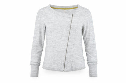 Womens UK Size 12 Hush Grey Full Zip Jumper