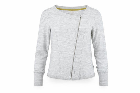 Womens UK Size 12 Hush Grey Full Zip Jumper