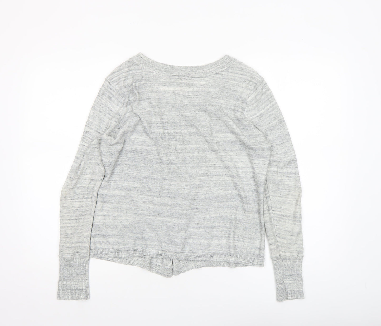 Womens UK Size 12 Hush Grey Full Zip Jumper