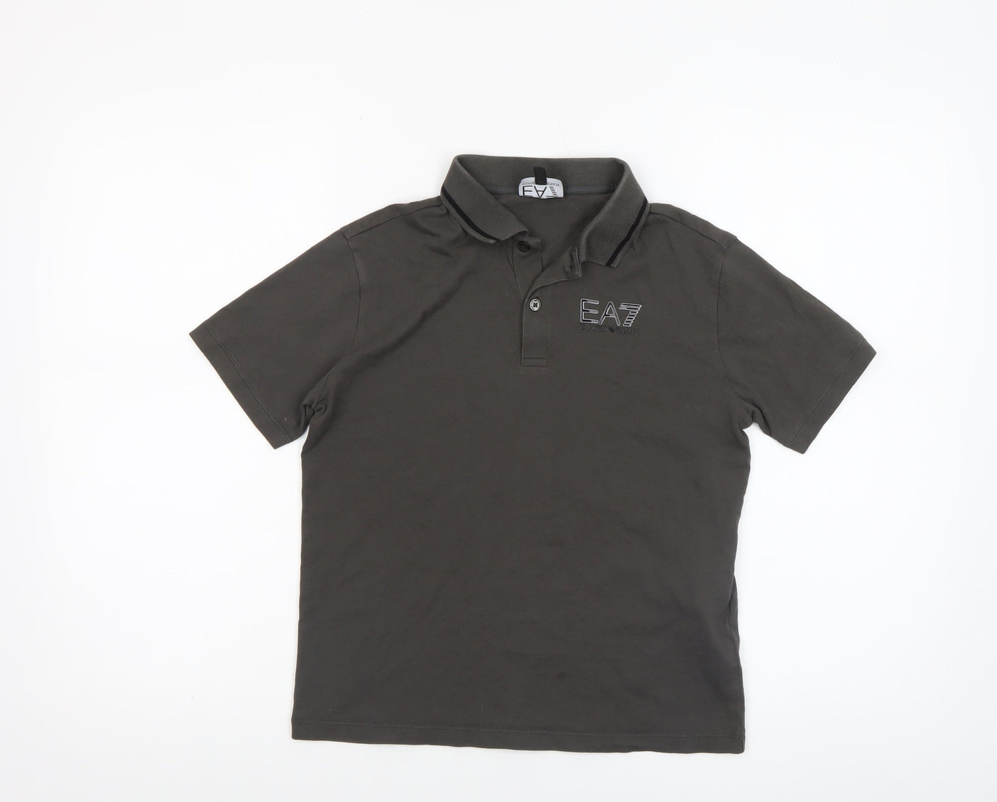Boys UK Size 12 Years Emporio Armani Grey Basic Polo