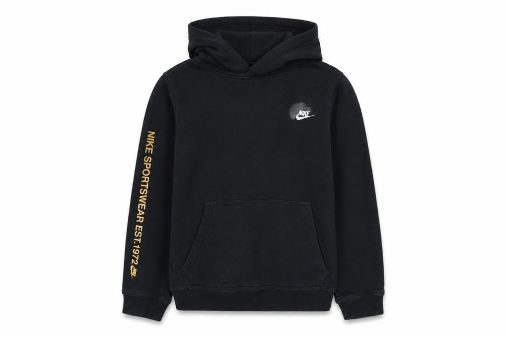 Boys UK Size 10-11 Years Nike Black Pullover Hoodie