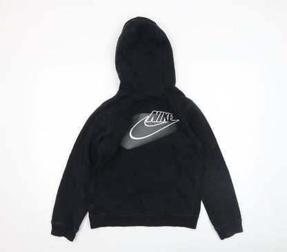 Boys UK Size 10-11 Years Nike Black Pullover Hoodie